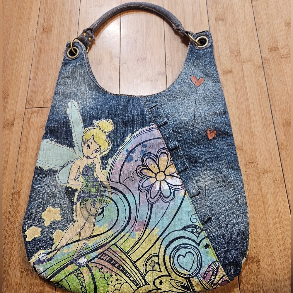 Retro Disney Exclusive Tinerbell Y2k Denim Bag
